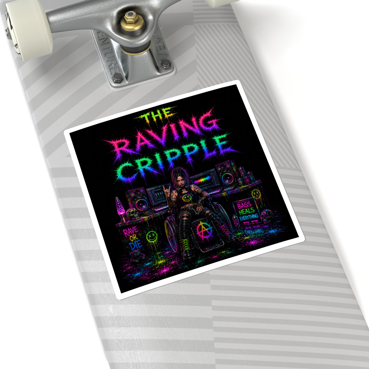 The Raving Cripple – BLVCK Sticker (Louise Edition)