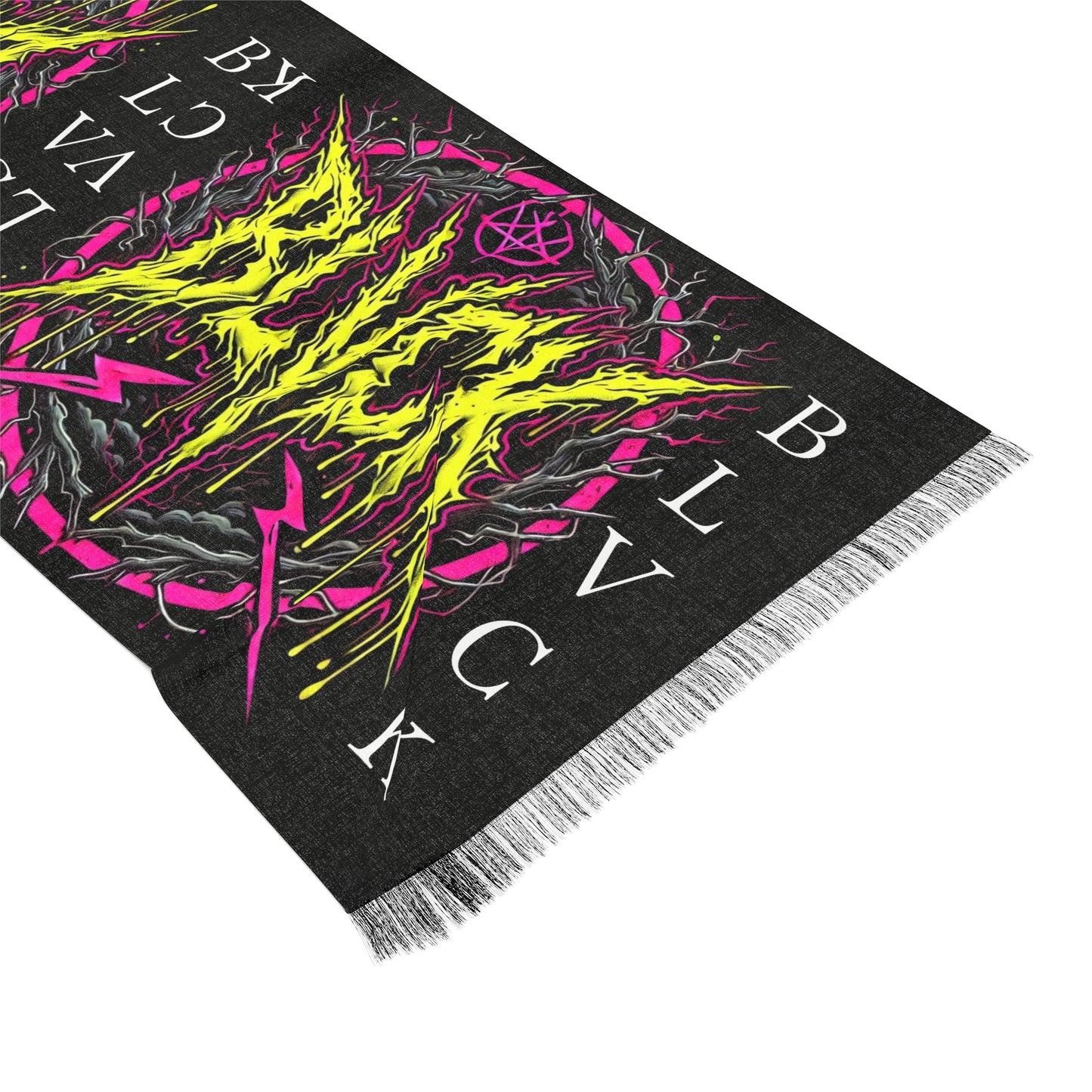 BLVCK Sigil Scarf // Light Hex Glamour