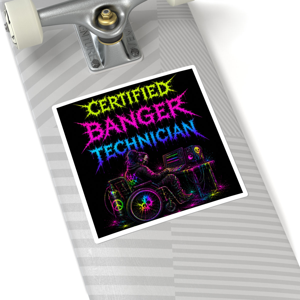 CERTIFIED BANGER TECHNICIAN // BLVCK Sticker