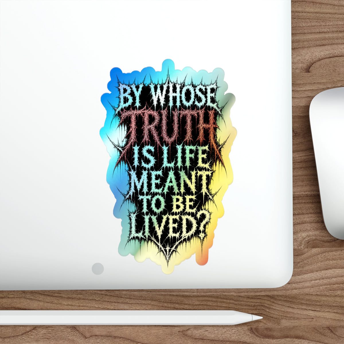BLVCK // Holographic Sticker // Whose Truth Edition