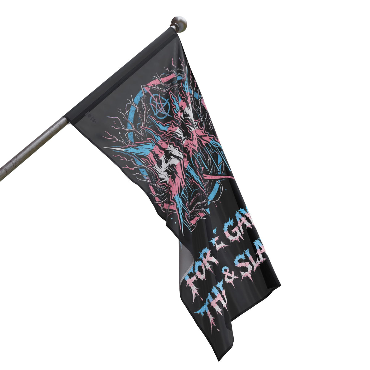 BLVCK Sigil Flag // For the Gays, Theys & Slays Edition