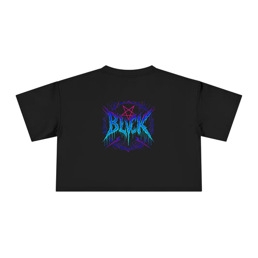 BLVCK - “The Raving Cripple” Crop Tee (Dedicated to Louise — Insaneintheleakingbrain) - Worldwide