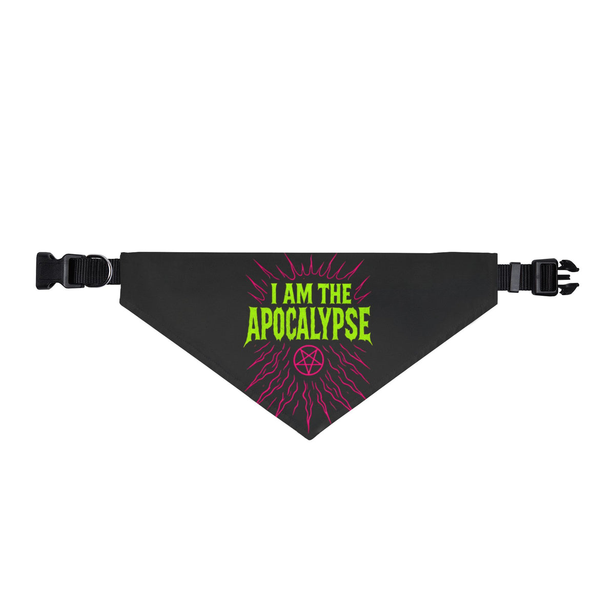BLVCK // I AM THE APOCALYPSE - Clip-On Animal Roommate Bandana