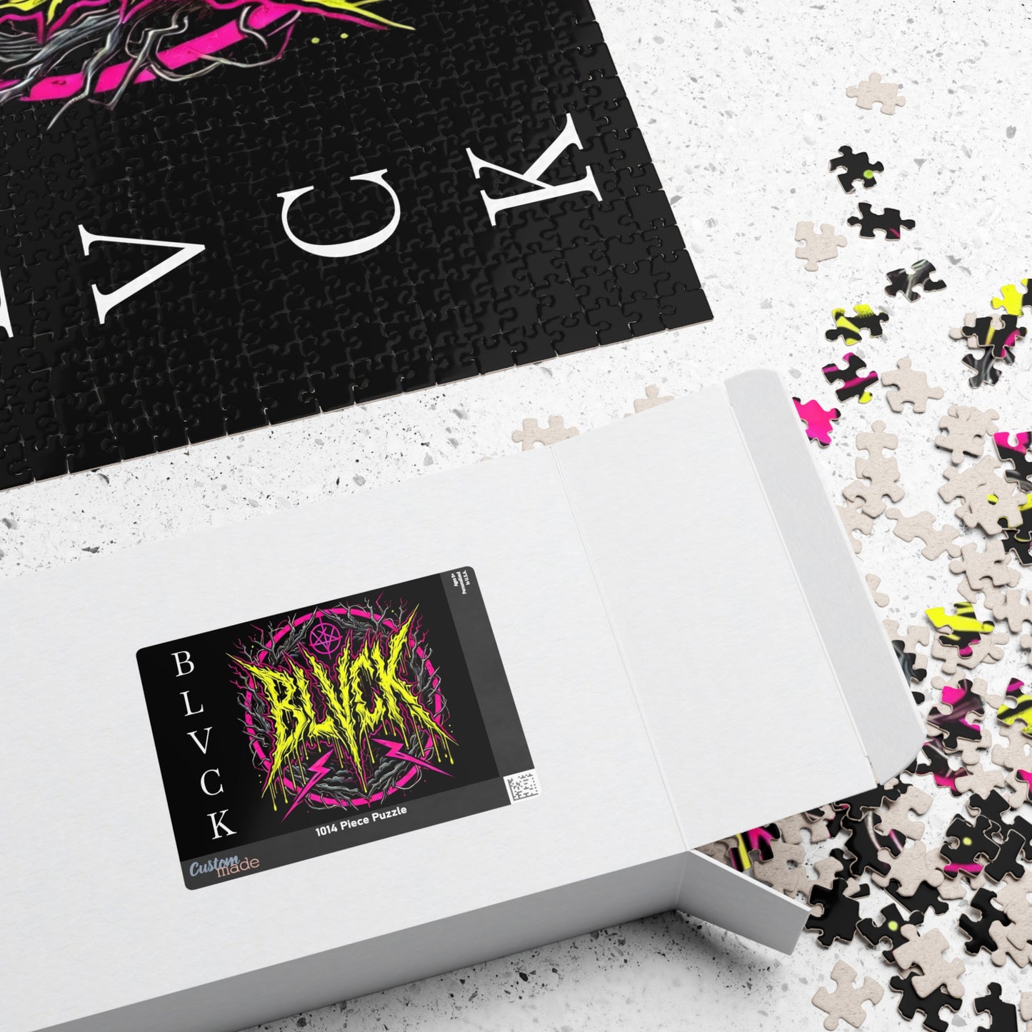 BLVCK // Neon Sigil Puzzle