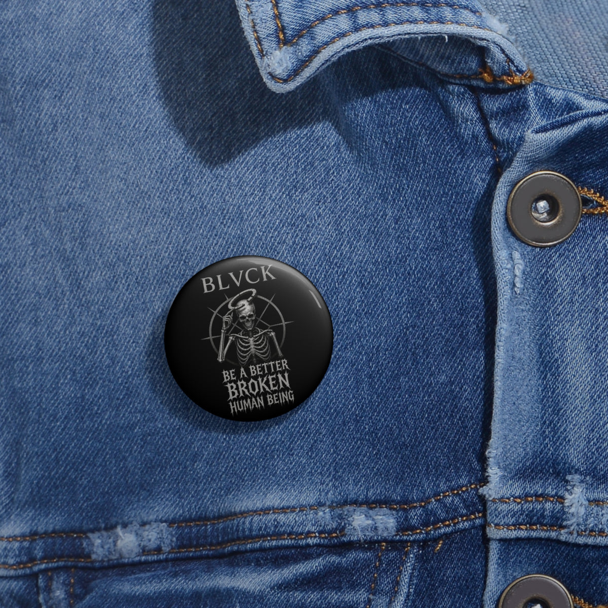 BLVCK // Better Broken Human Enamel Pin