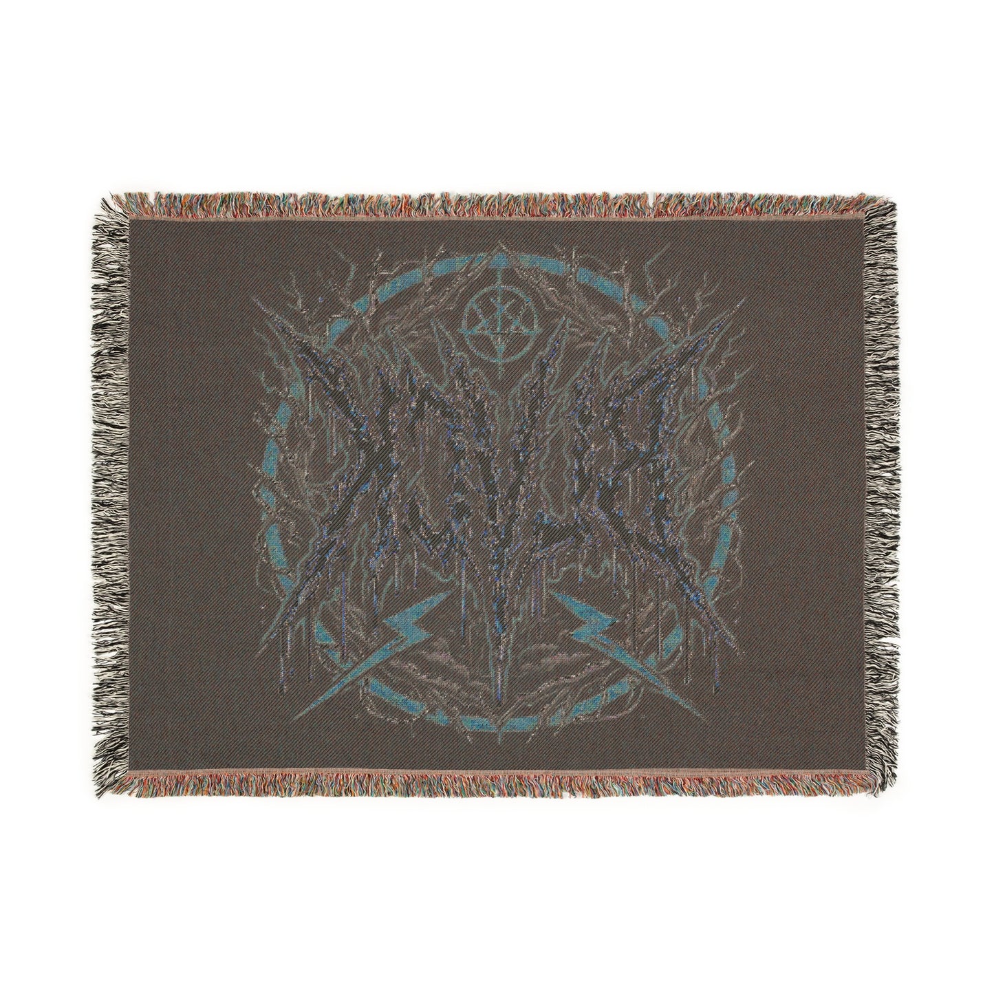 BLVCK Woven Blanket // Neon Inferno Edition