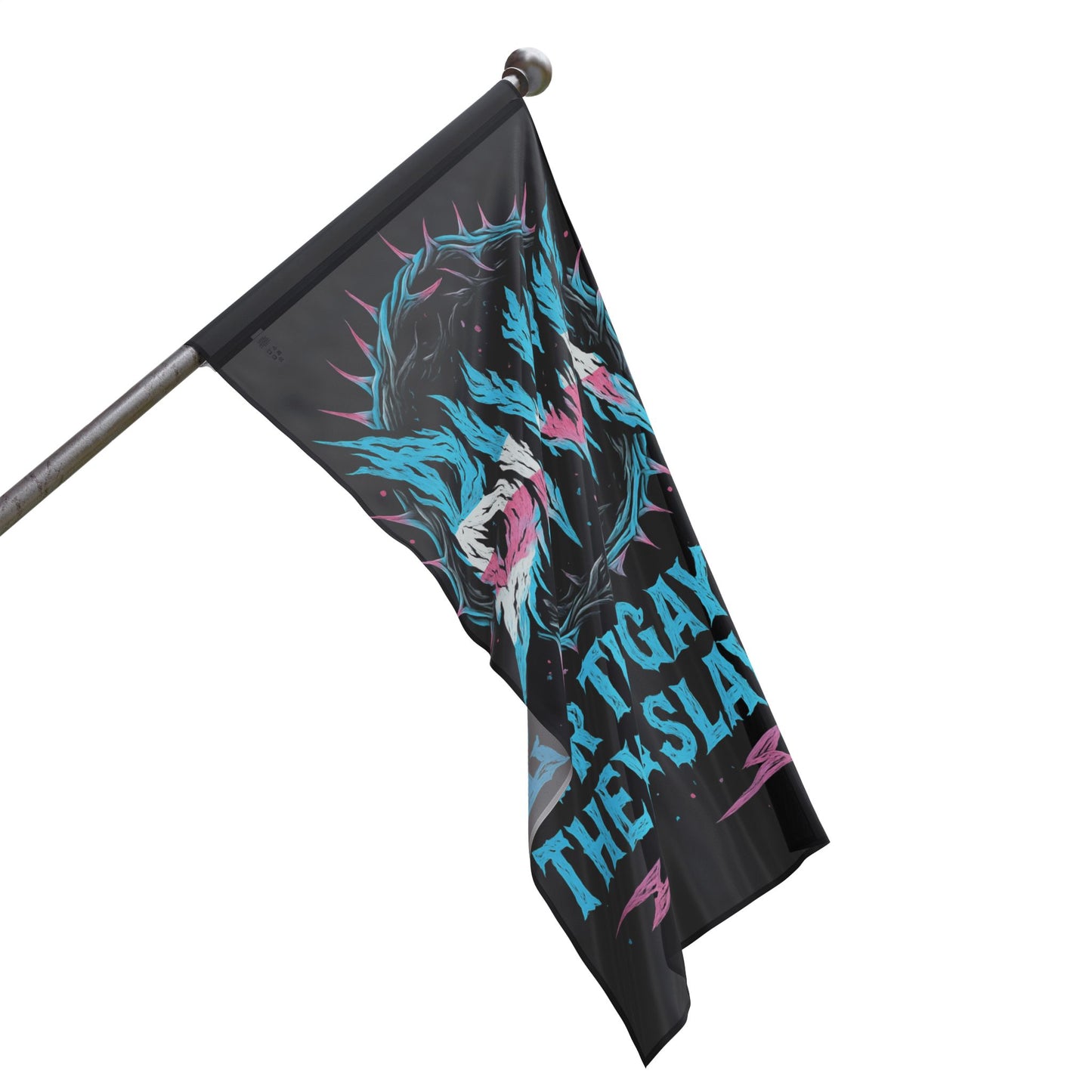 BLVCK Sigil Flag // For the Gays, Theys & Slays Edition