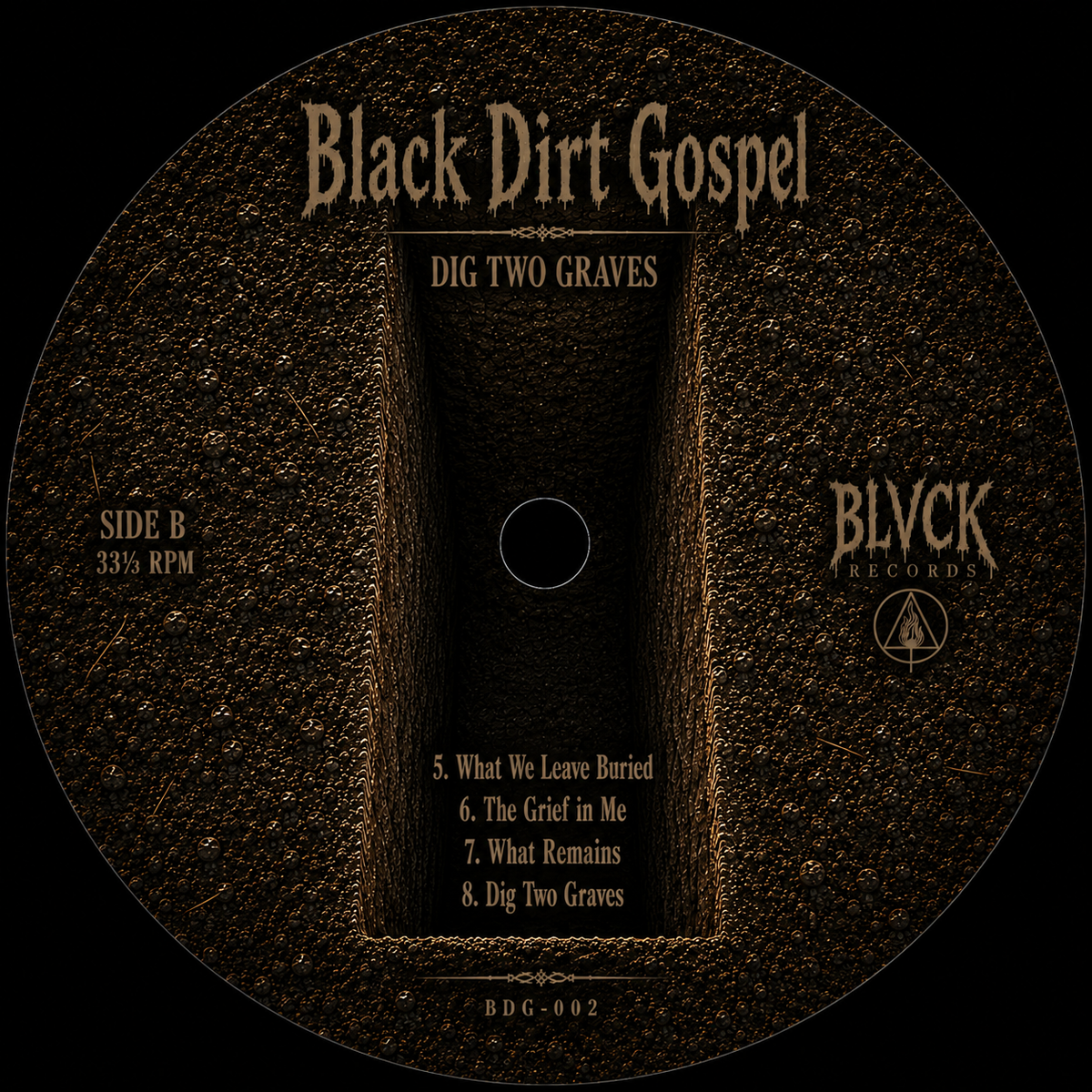 BLACK DIRT GOSPEL - DIG TWO GRAVES VINYL