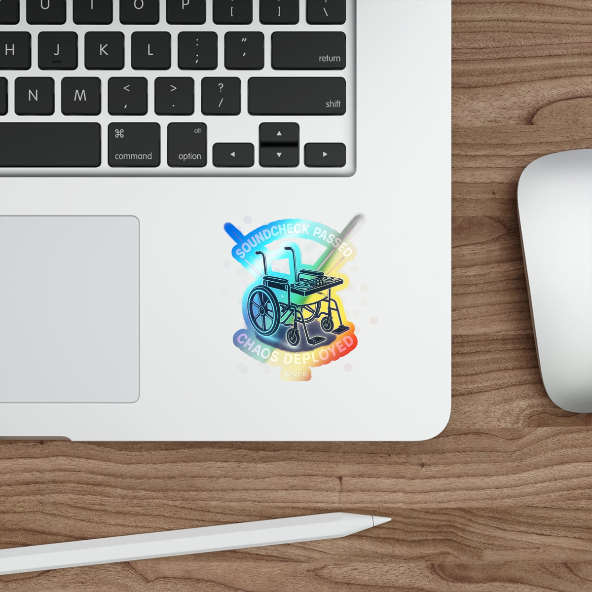 SOUNDCHECK PASSED // BLVCK Holographic Sticker