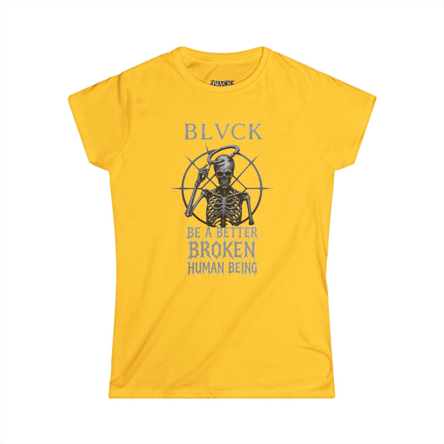 BLVCK // Better Broken Human Being - Monochrome Women's Tee