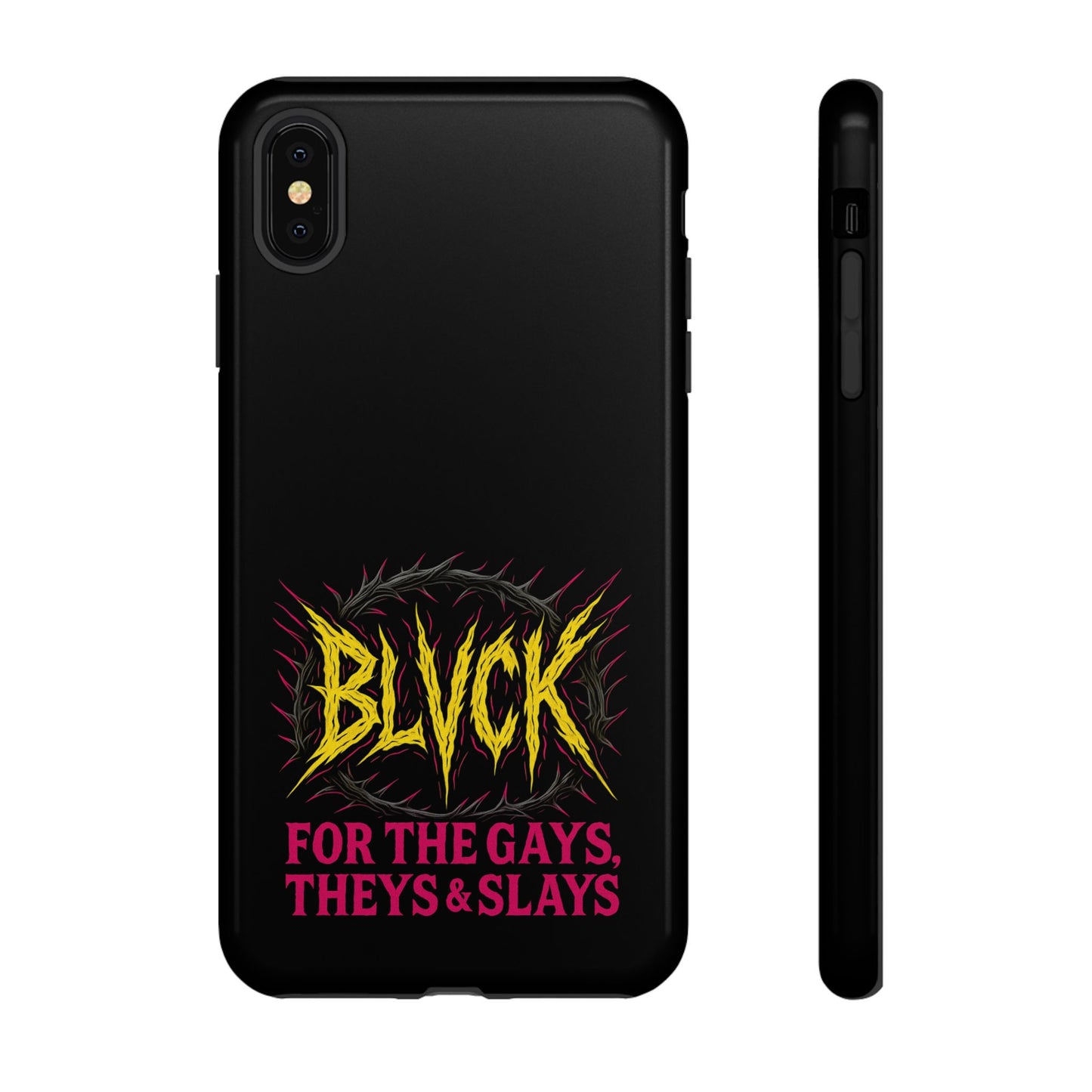 BLVCK // For the Gays, Theys & Slays iPhone Case