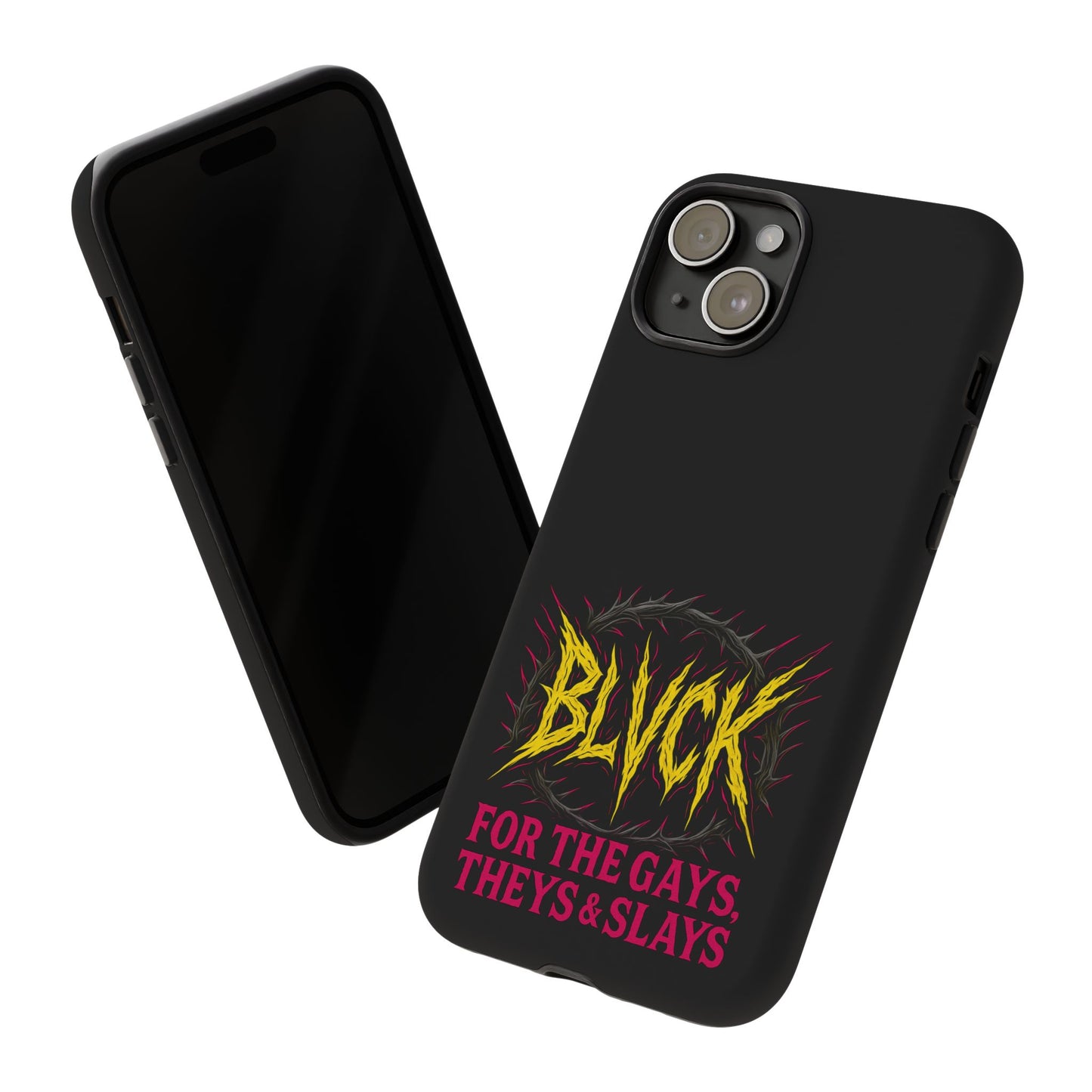 BLVCK // For the Gays, Theys & Slays iPhone Case