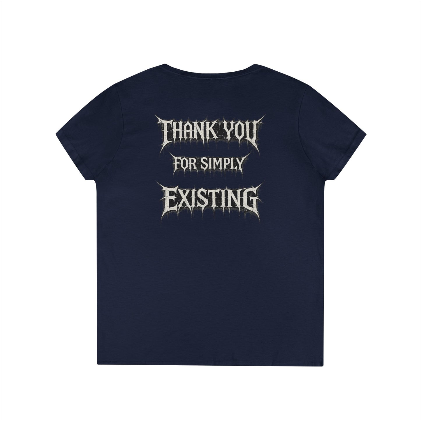 BLVCK // Thank You for Simply Existing Women's V-Neck Tee