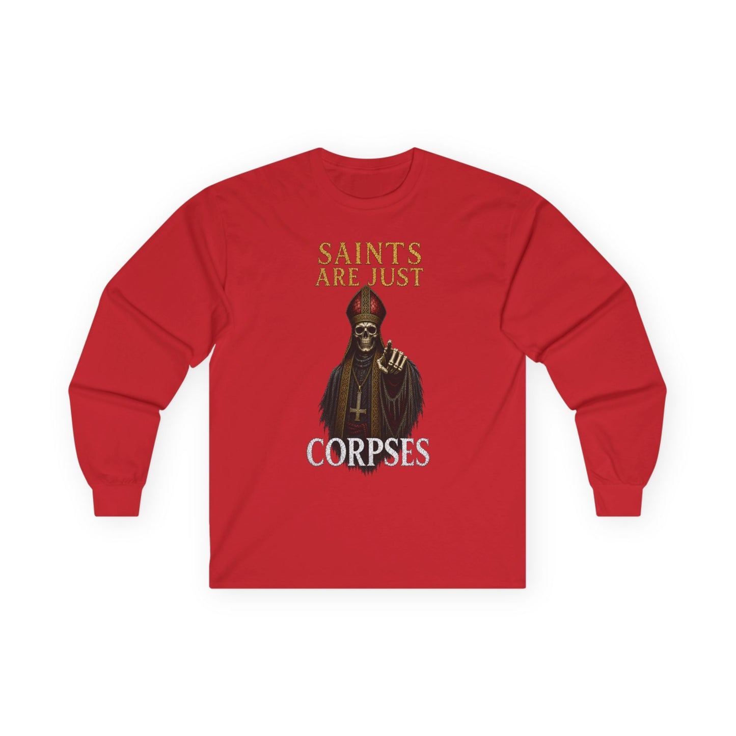 BLVCK // Saints Are Just Corpses - Long Sleeve Cotton Tee