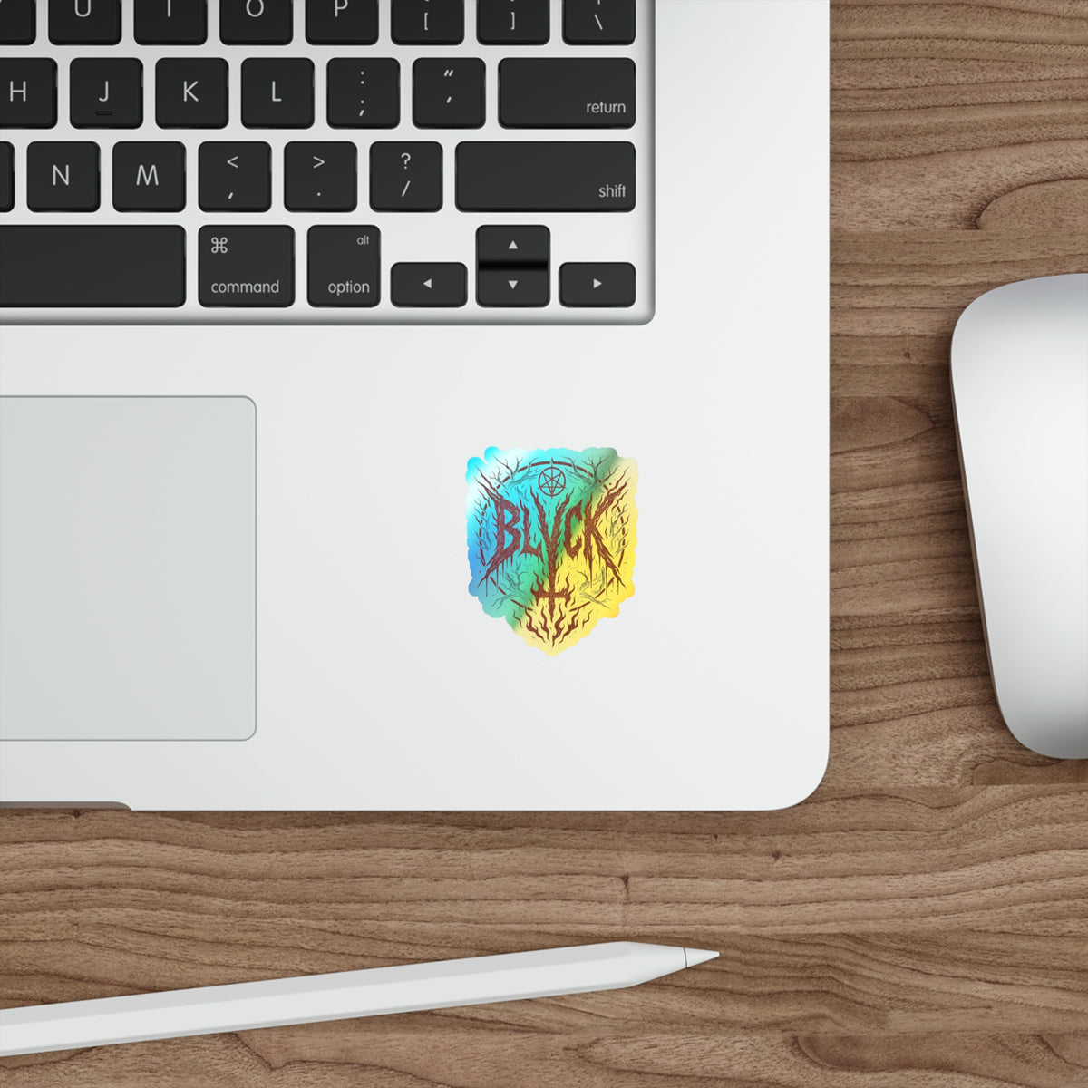 BLVCK Sigil // Holographic Sticker // Hellfire Edition