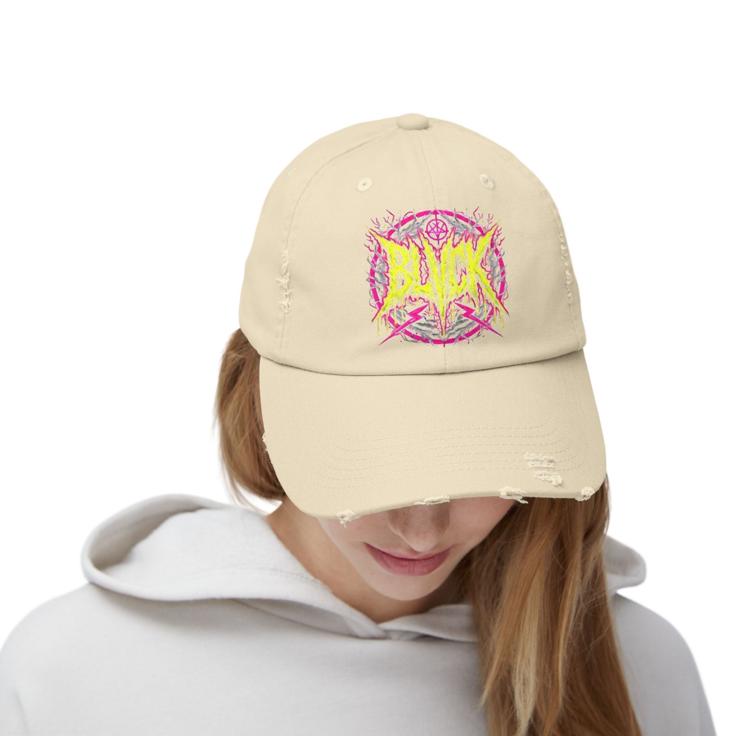 BLVCK Sigil // Distressed Cap