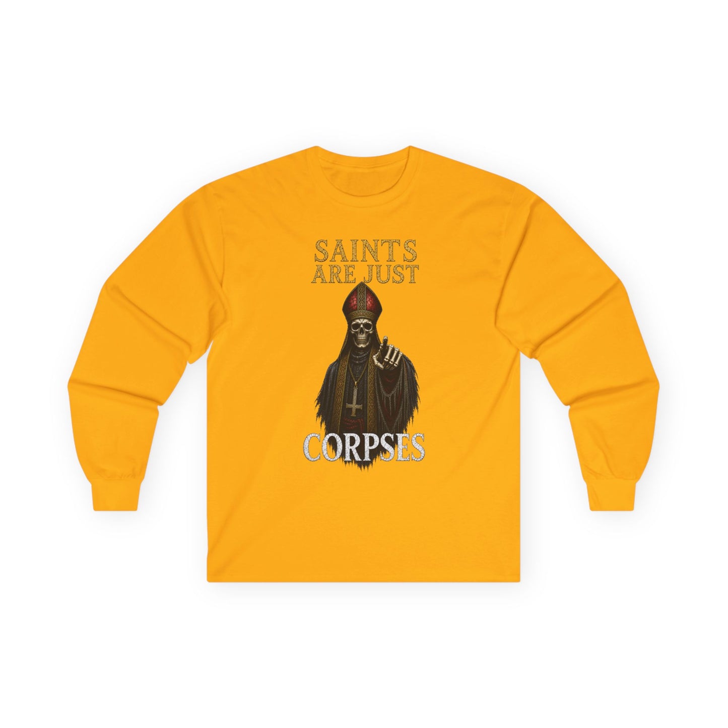 BLVCK // Saints Are Just Corpses - Long Sleeve Cotton Tee