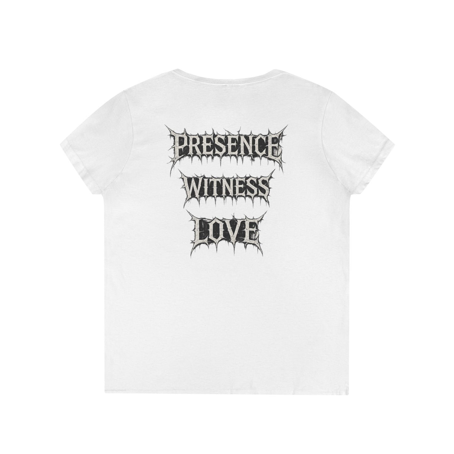 BLVCK // Presence - Witness - Love Women's V-Neck Tee