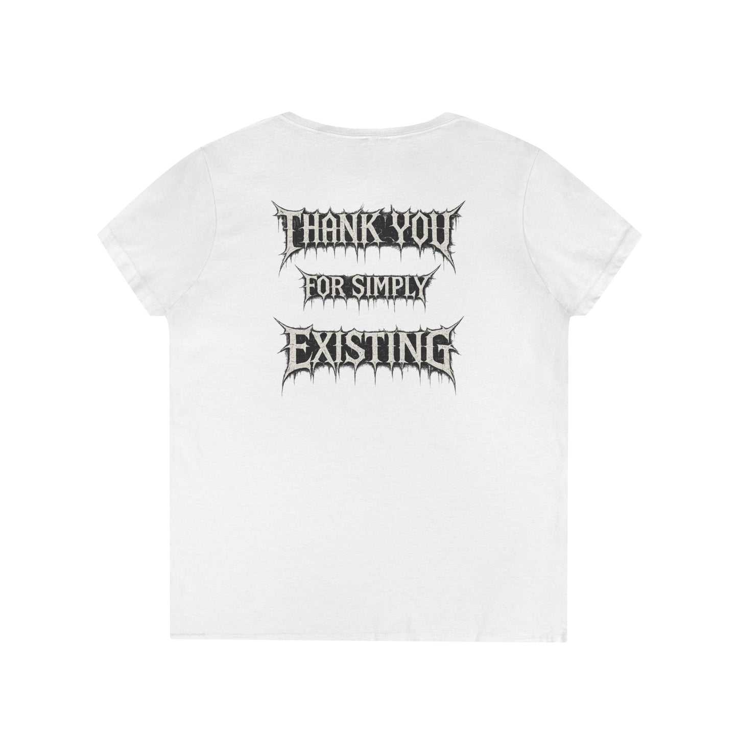 BLVCK // Thank You for Simply Existing Women's V-Neck Tee