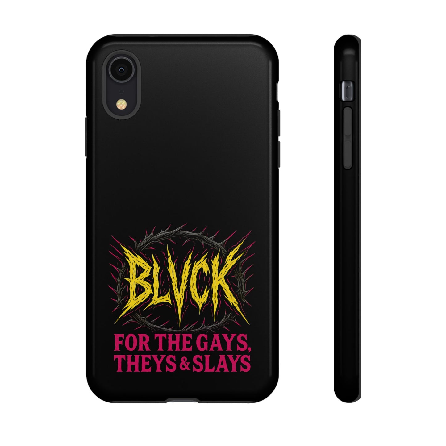 BLVCK // For the Gays, Theys & Slays iPhone Case