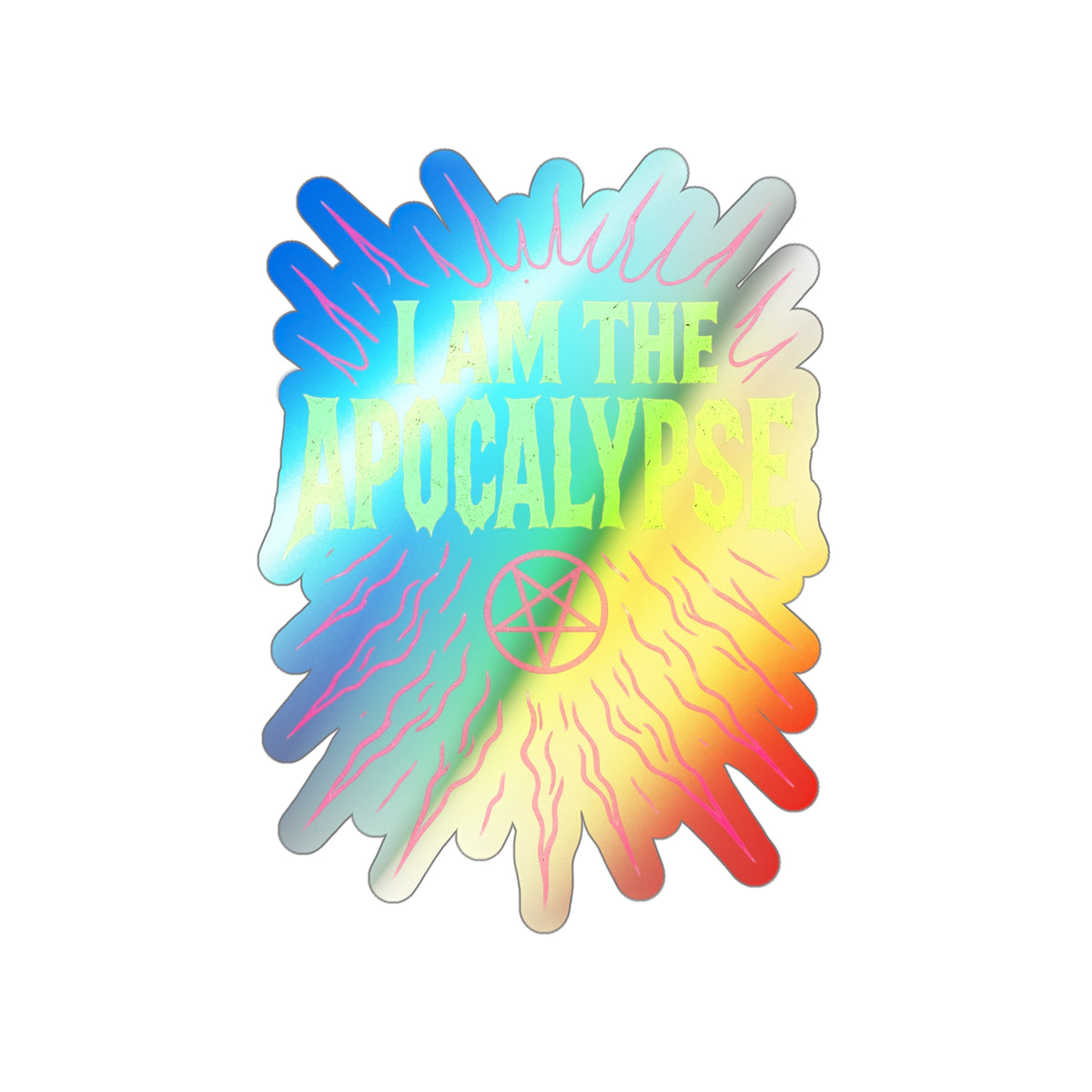 BLVCK // Holographic Sticker // Apocalypse Edition