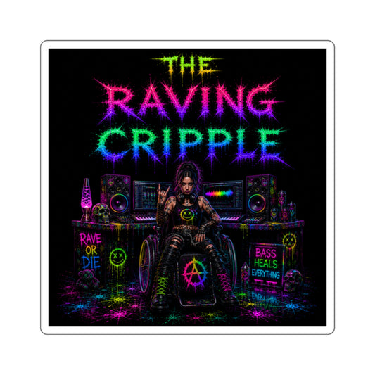 The Raving Cripple – BLVCK Sticker (Louise Edition)