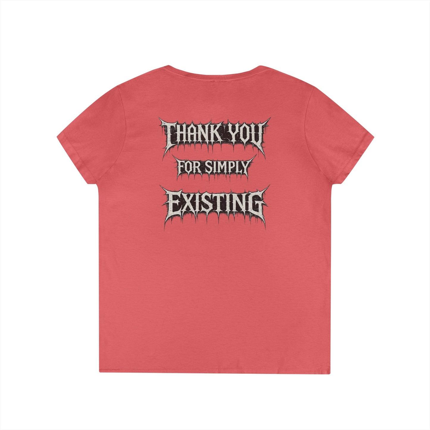 BLVCK // Thank You for Simply Existing Women's V-Neck Tee