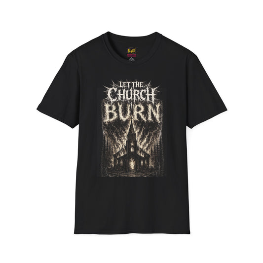 BLVCK // Let the Church BURN Tee
