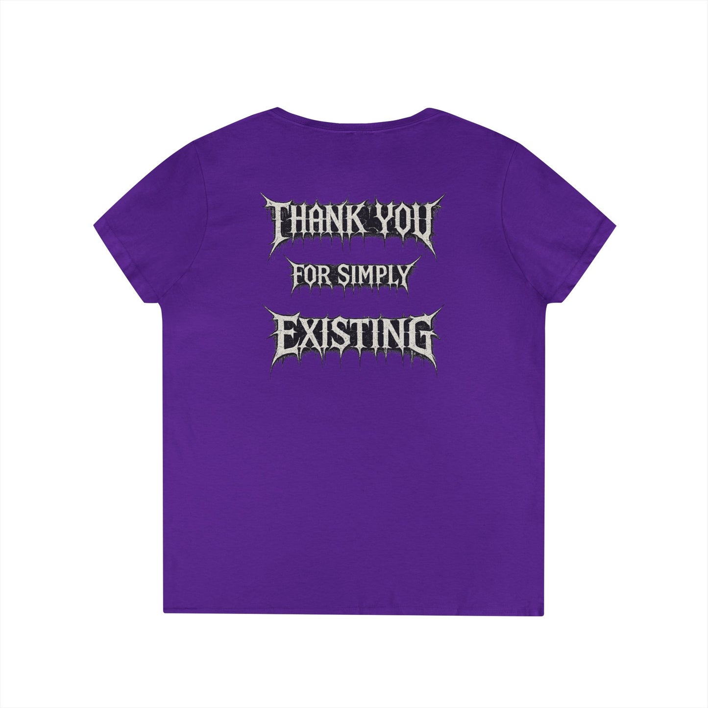 BLVCK // Thank You for Simply Existing Women's V-Neck Tee