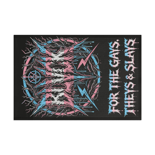 BLVCK Sigil Flag // For the Gays, Theys & Slays Edition