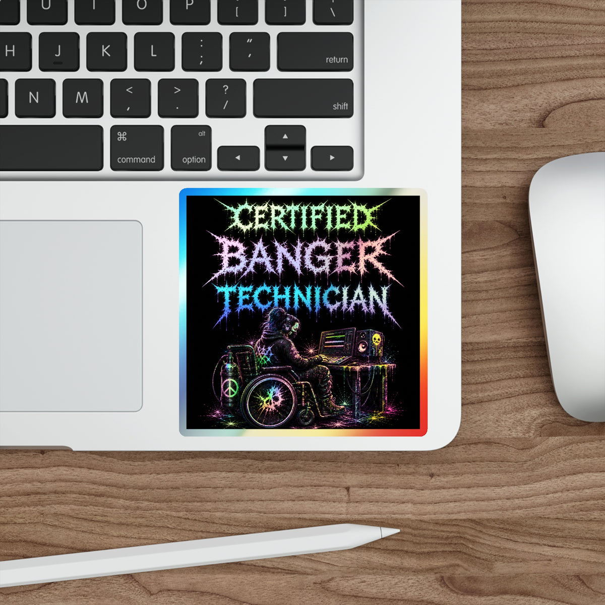 CERTIFIED BANGER TECHNICIAN // BLVCK Holographic Sticker