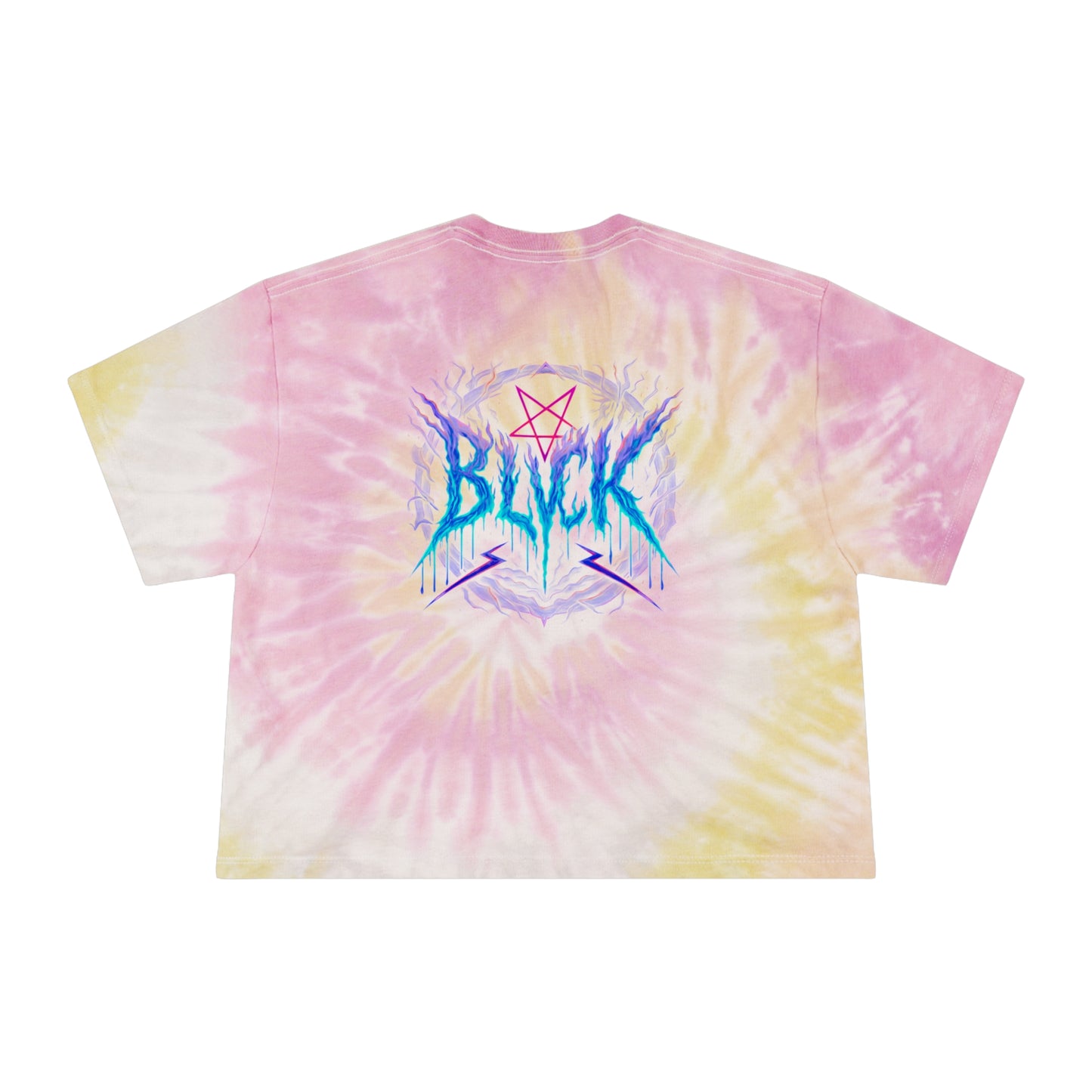 Certified Banger Technician // BLVCK Lagoon Tie-Dye Crop Tee