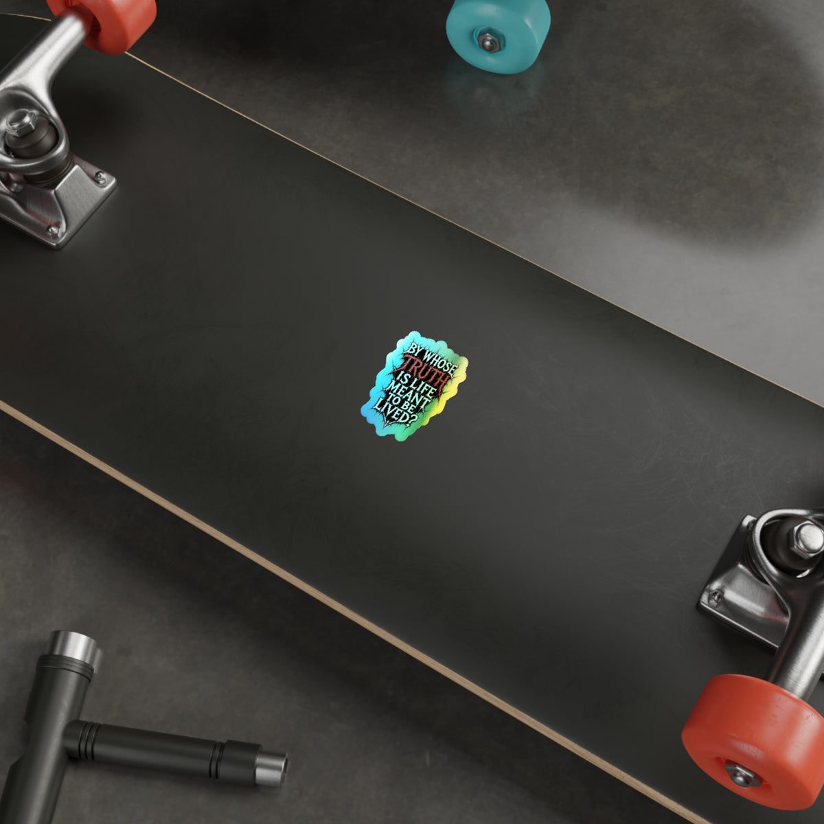 BLVCK // Holographic Sticker // Whose Truth Edition