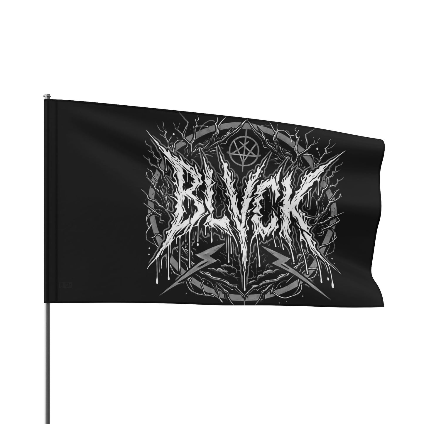 BLVCK Sigil Flag // Shadow Edition