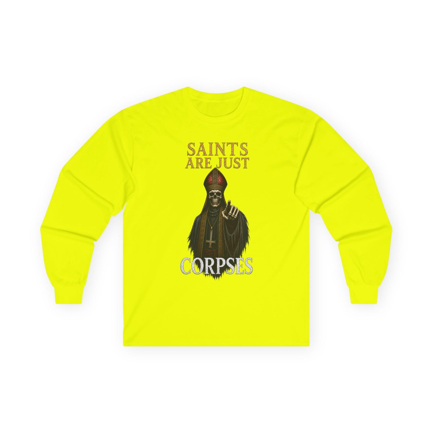 BLVCK // Saints Are Just Corpses - Long Sleeve Cotton Tee