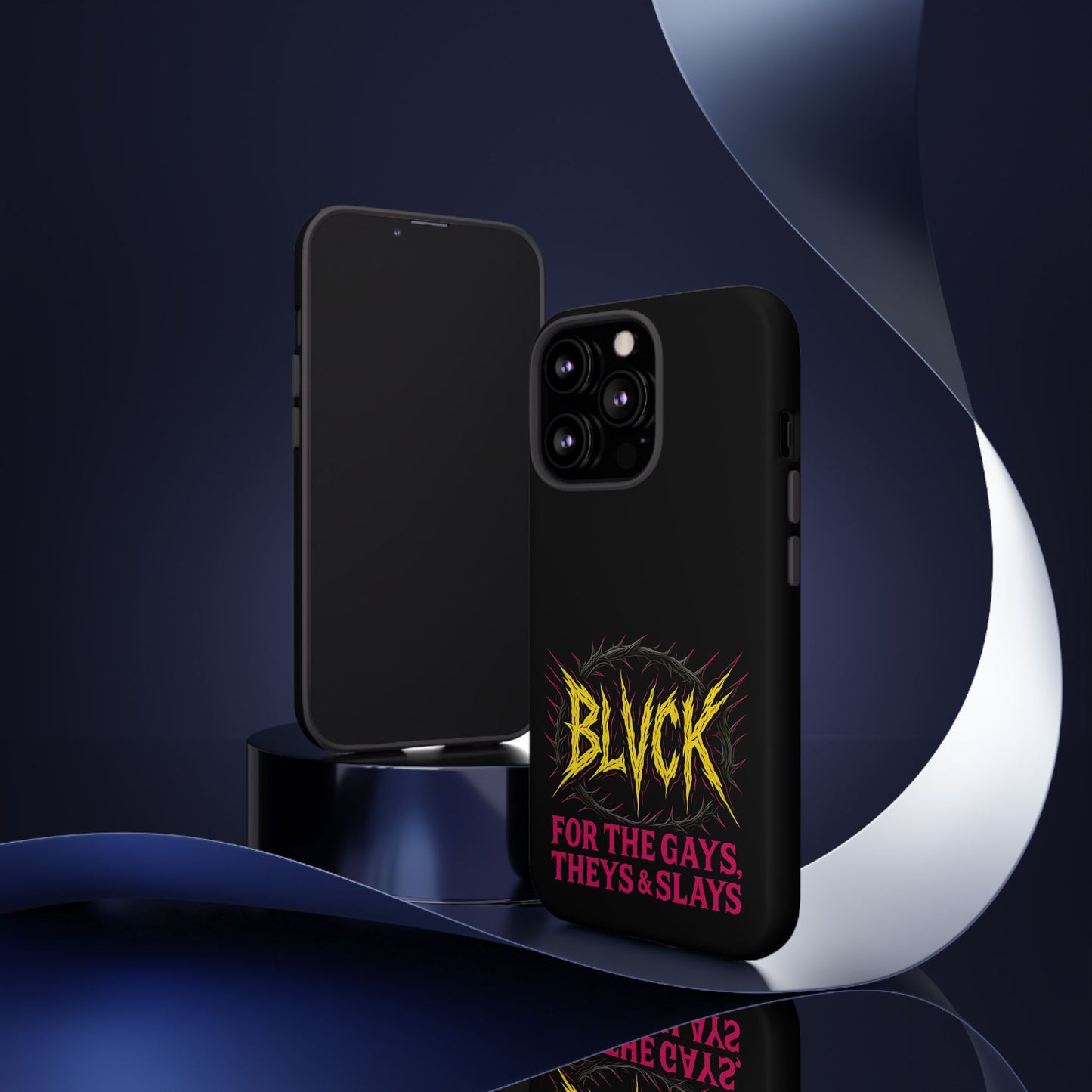 BLVCK // For the Gays, Theys & Slays iPhone Case