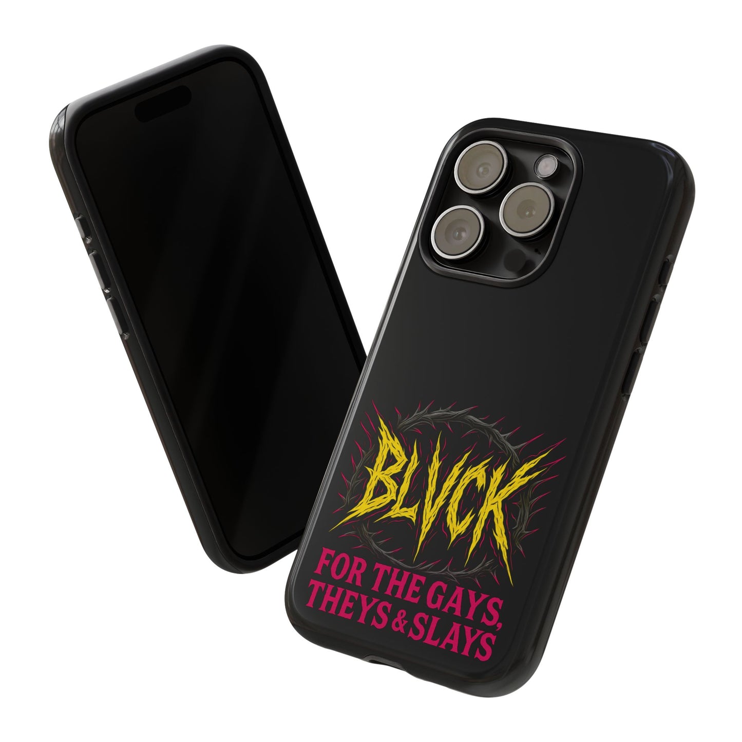 BLVCK // For the Gays, Theys & Slays iPhone Case