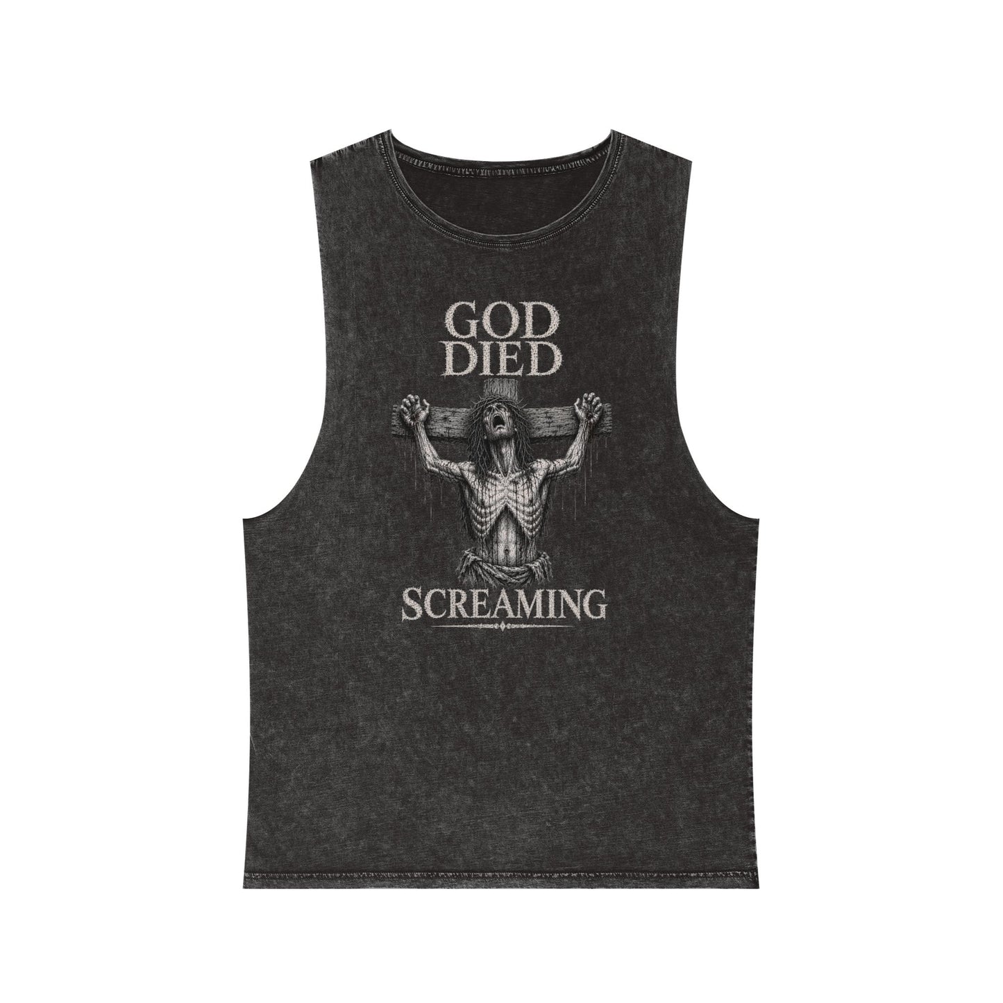 BLVCK // God Died Screaming - Sleeveless Tank