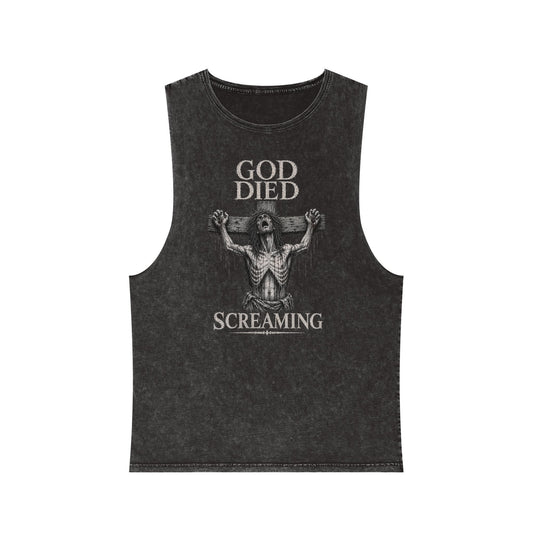 BLVCK // God Died Screaming - Sleeveless Tank