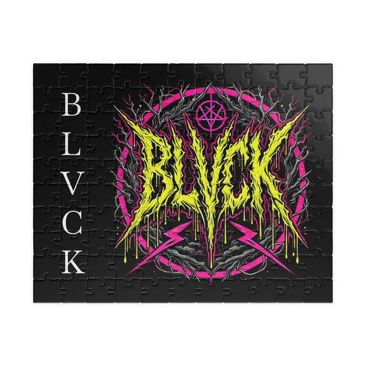 BLVCK // Neon Sigil Puzzle
