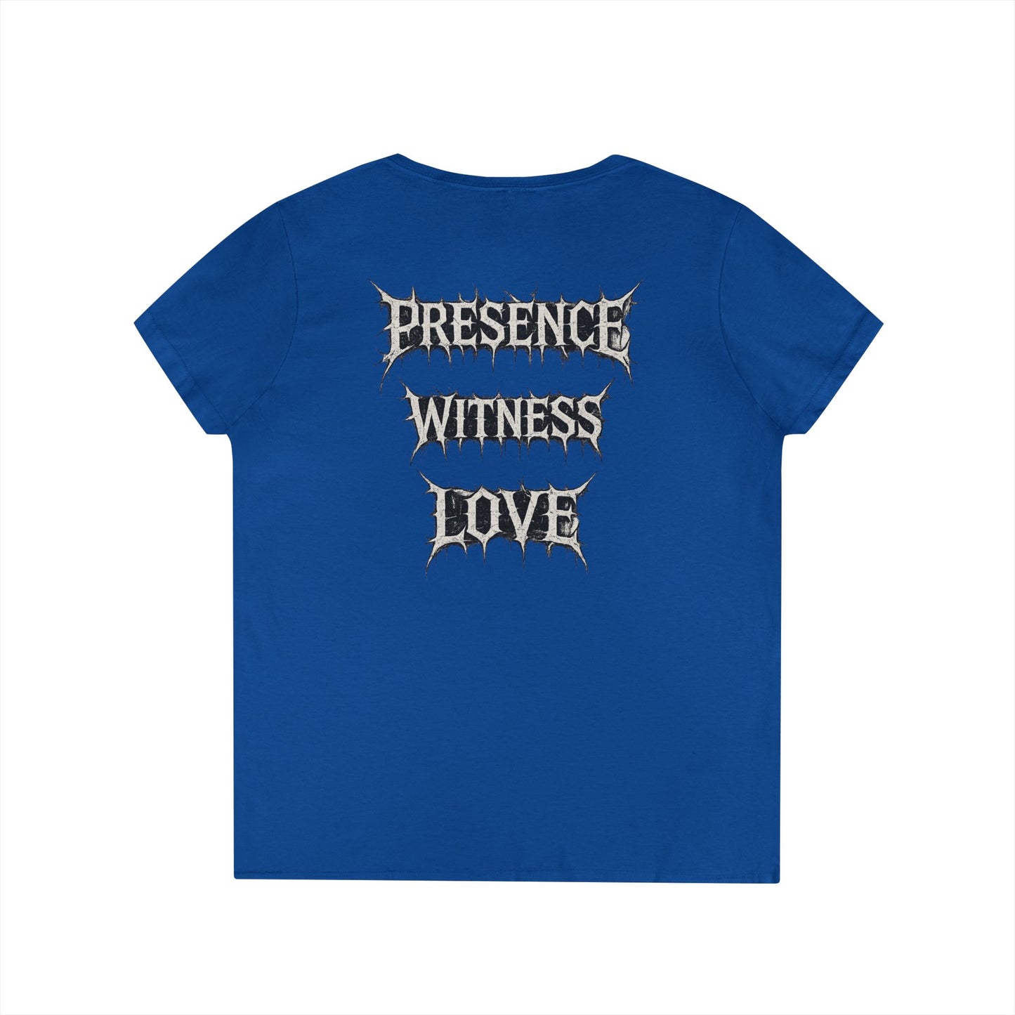 BLVCK // Presence - Witness - Love Women's V-Neck Tee