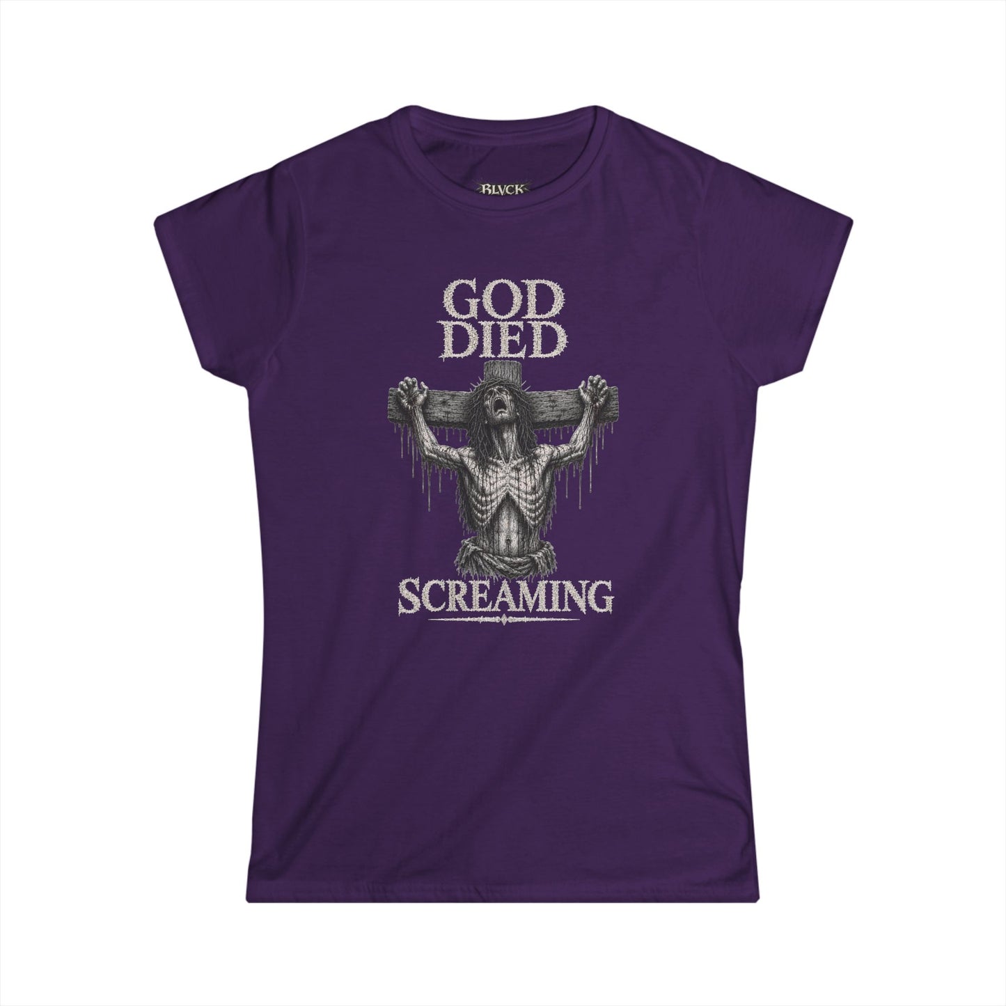 BLVCK // God Died Screaming - Women's Tee