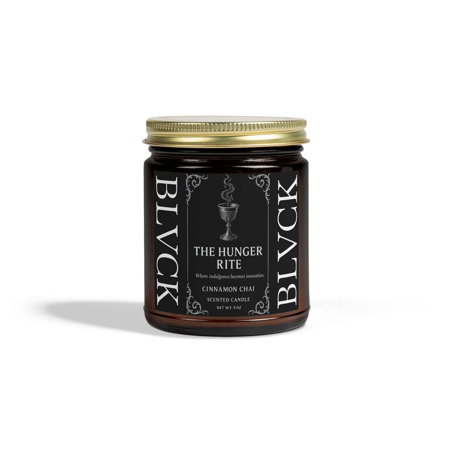 The Hunger Rite // Cinnamon Chai Scented Coconut Apricot Wax Candle