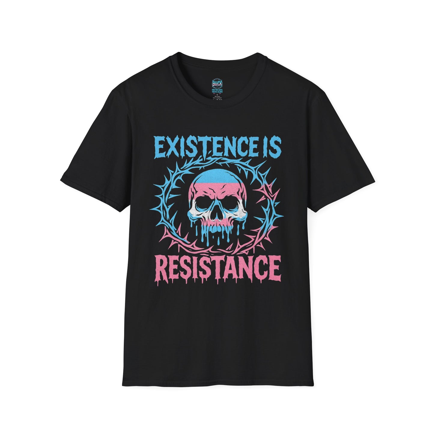 Existence Is Resistance – BLVCK Trans Liberation Tee