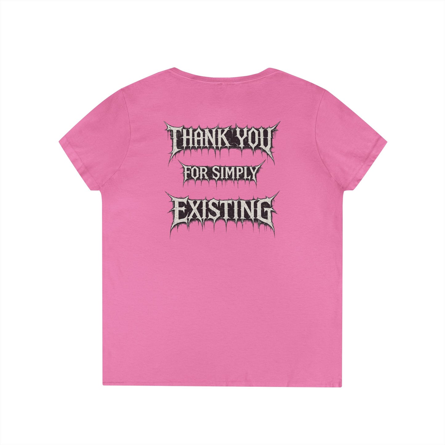 BLVCK // Thank You for Simply Existing Women's V-Neck Tee