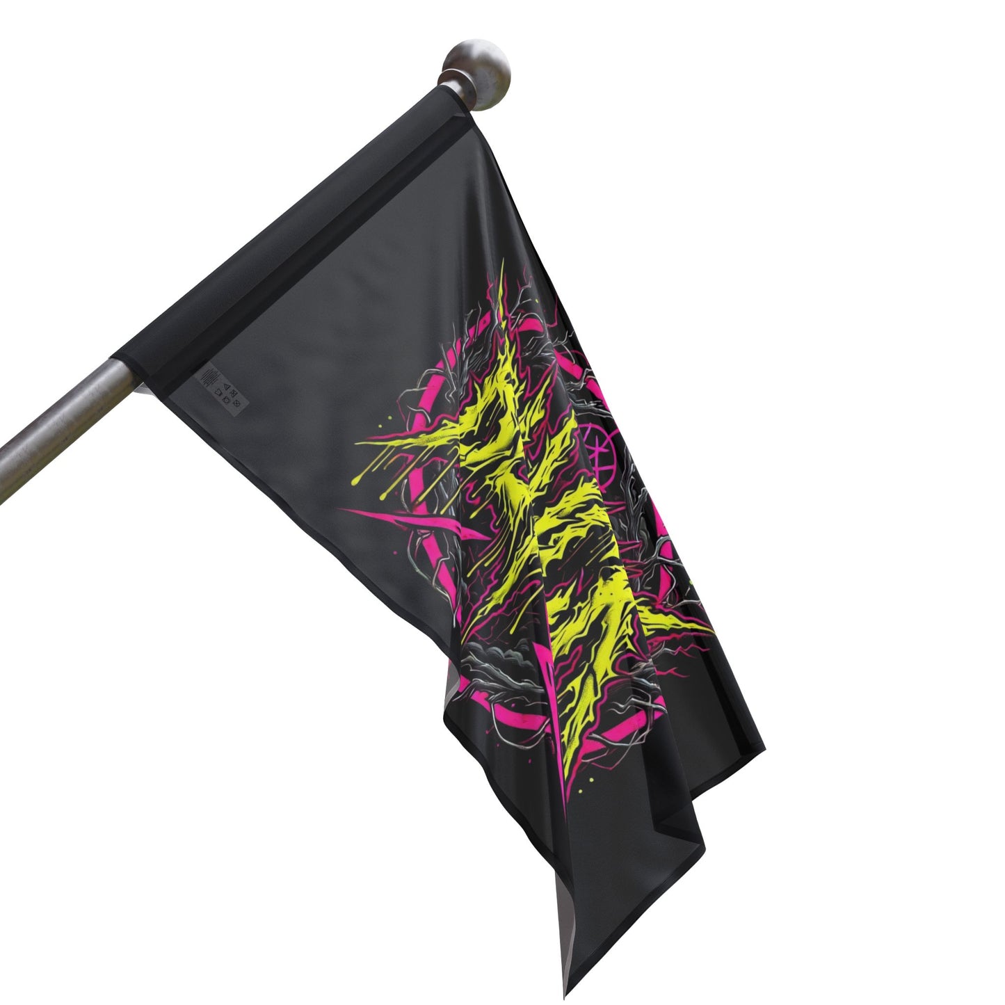 BLVCK Sigil Flag // Neon Inferno Edition