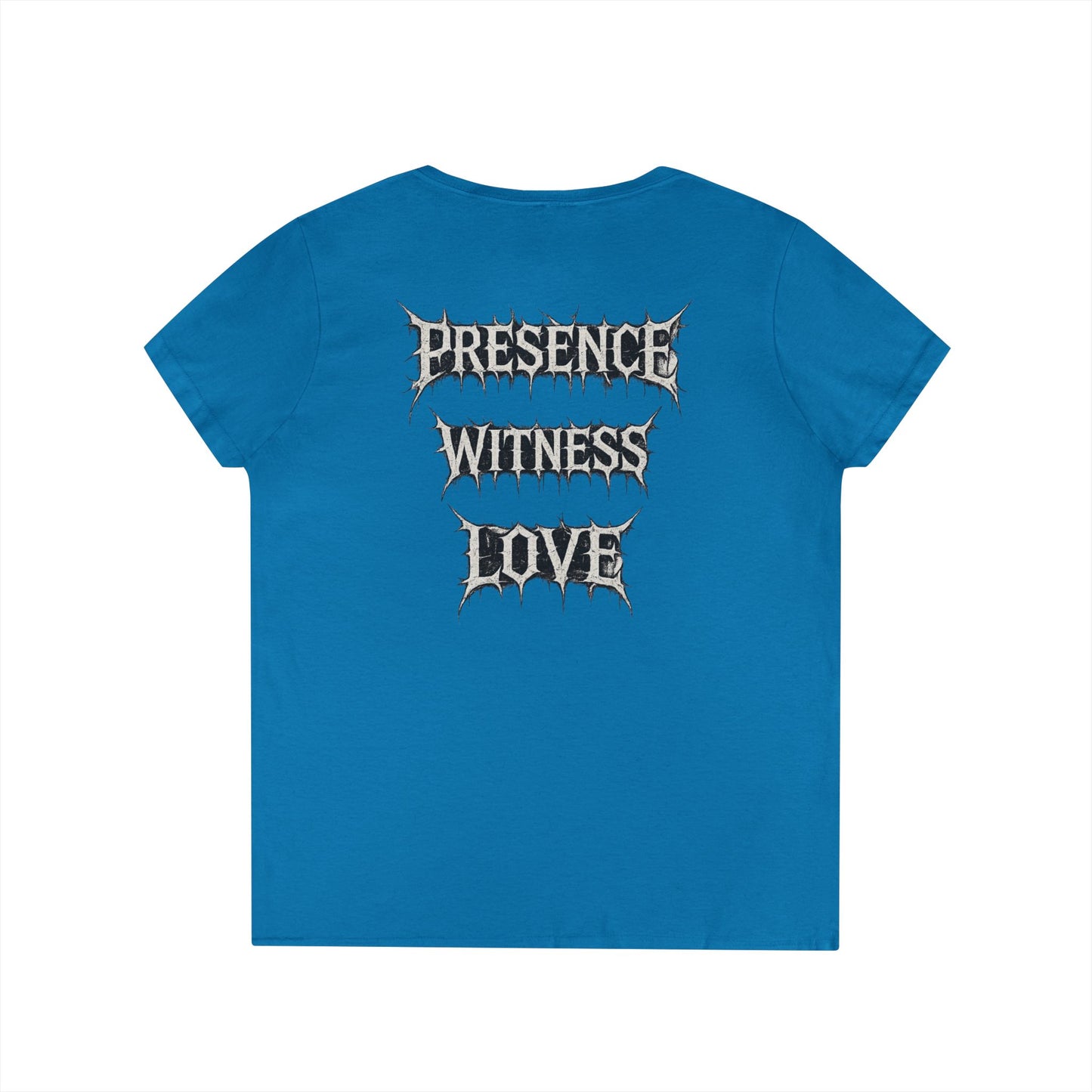 BLVCK // Presence - Witness - Love Women's V-Neck Tee
