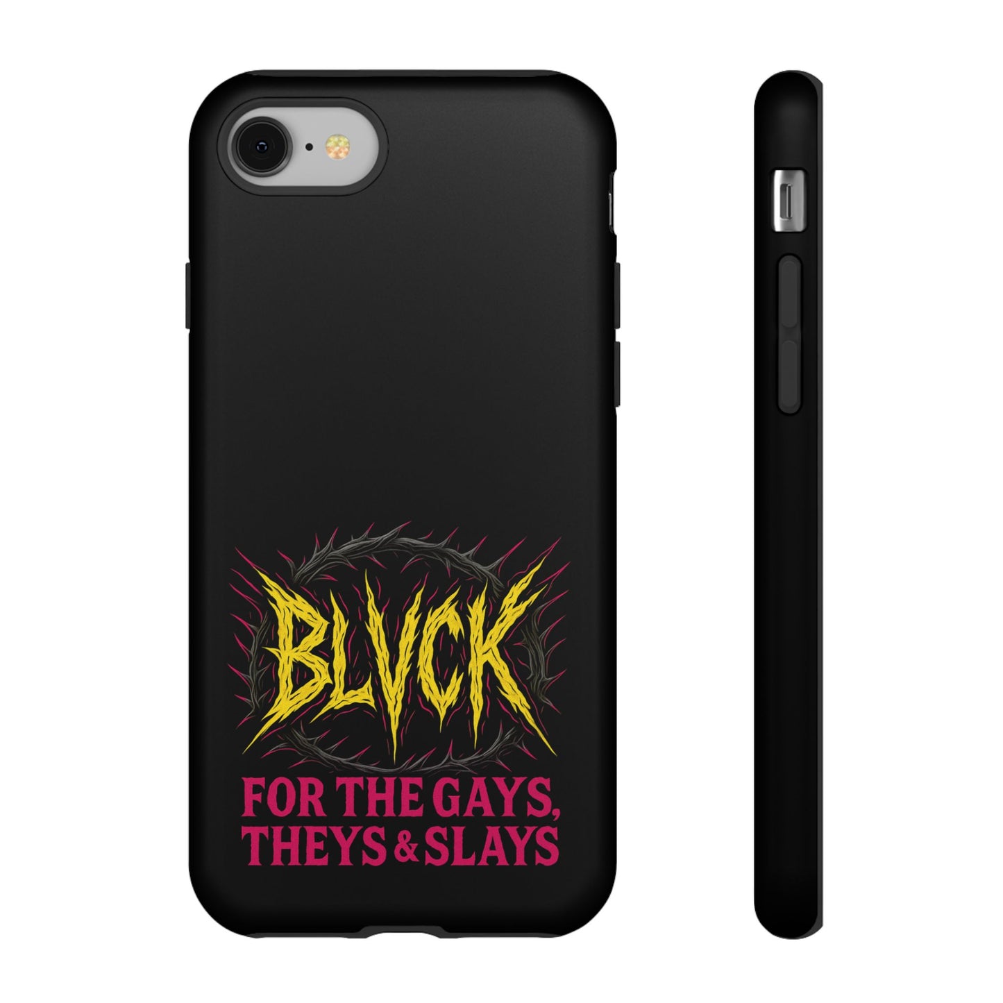 BLVCK // For the Gays, Theys & Slays iPhone Case