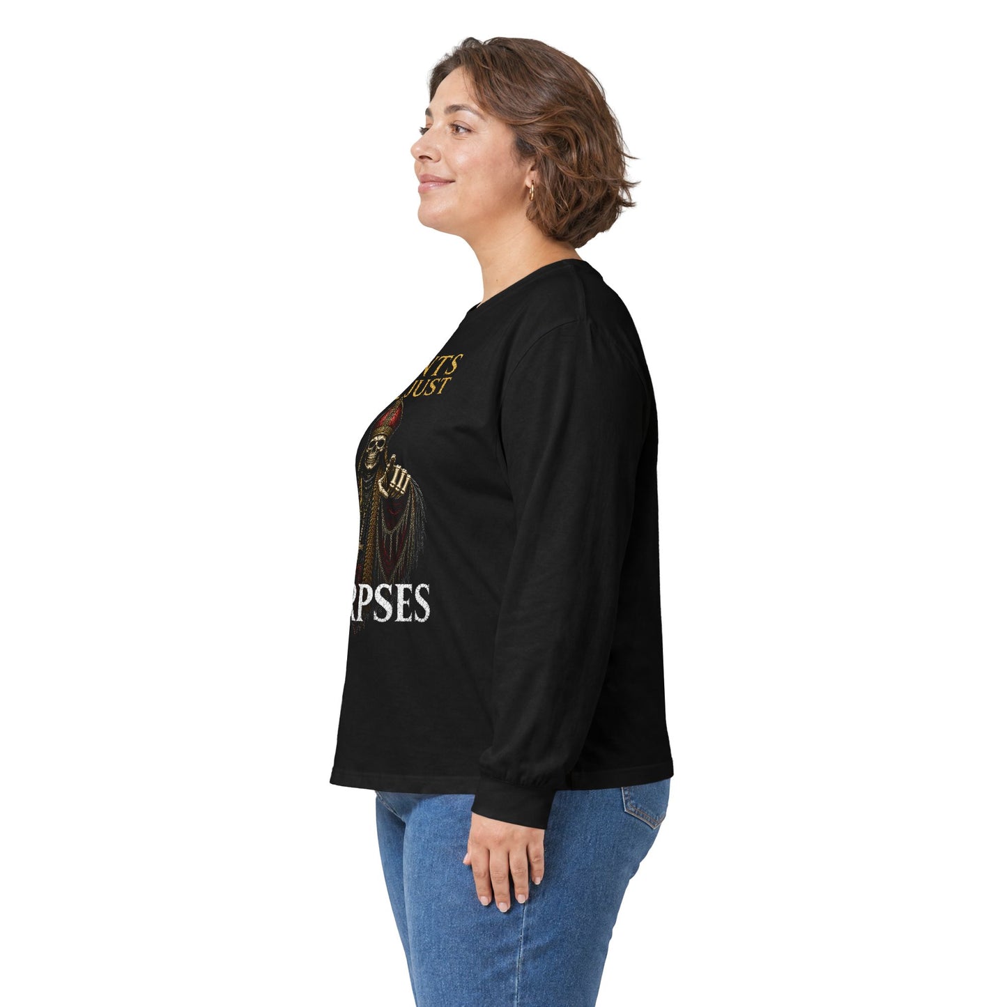 BLVCK // Saints Are Just Corpses - Long Sleeve Cotton Tee
