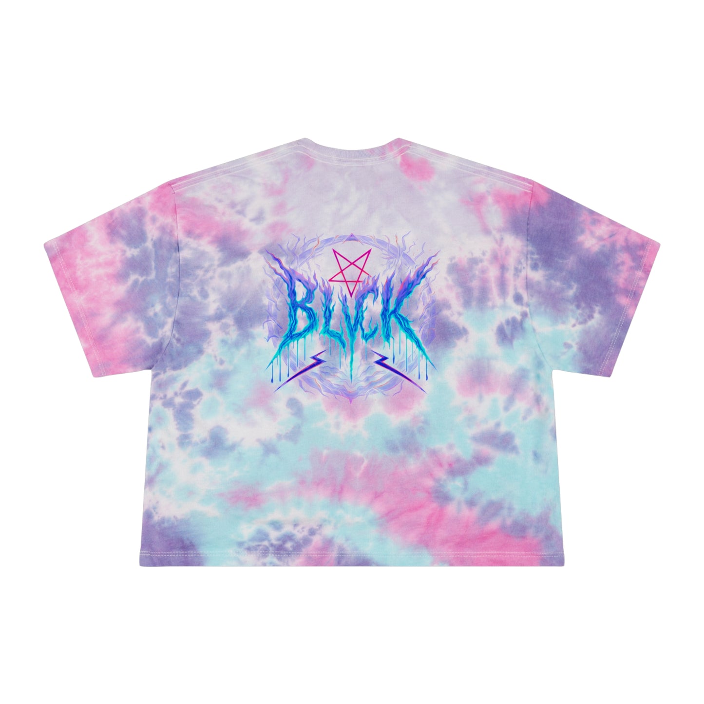 Certified Banger Technician // BLVCK Lagoon Tie-Dye Crop Tee